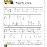 Free Preschool Tracing Alphabet Printables | Alphabet With Kindergarten Letter Tracing