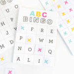 Free Printable Alphabet Bingo   Design Eat Repeat With Alphabet Bingo Worksheets