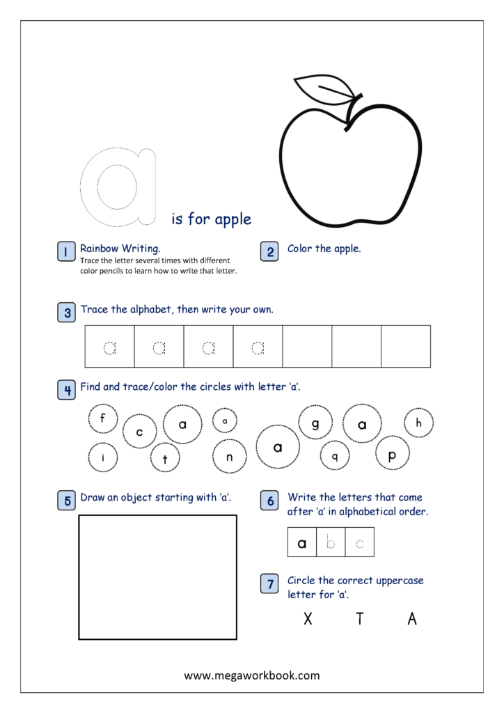 Free Printable Alphabet Recognition Worksheets For Small Within Alphabet Identification Worksheets