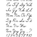 Free Printable Cursive Alphabet Letters Writing Sheet