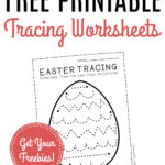 Free Printable Easter Tracing Worksheets   The Keeper Of The