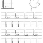 Free Printable Letter L Tracing Worksheet With Number And With Letter L Tracing Preschool