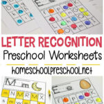 Free Printable Letter Recognition Worksheets For With Alphabet Recognition Worksheets For Preschool