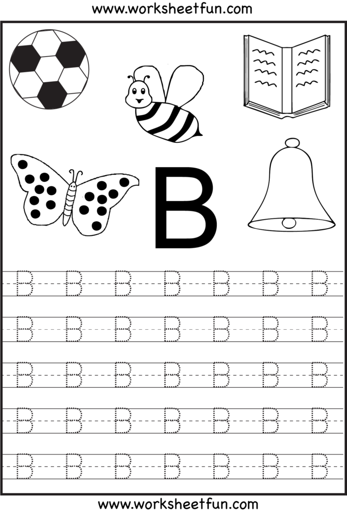 Free Printable Letter Tracing Worksheets For Kindergarten Free Printable Letter Tracing Worksheets For Kindergarten