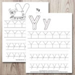 Free Printable Letter Y Tracing Worksheet (Y Is For Yak