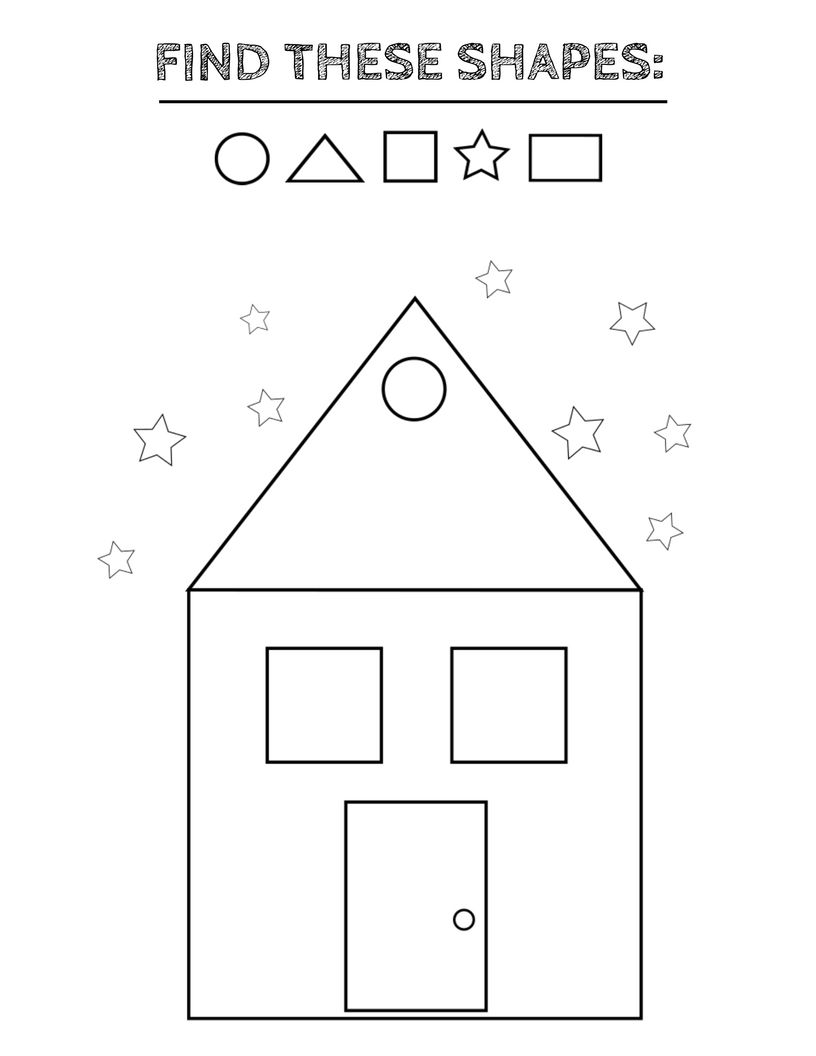 Free Printable Shapes Worksheets For Toddlers And