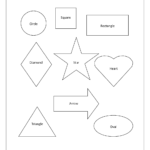 Free Printable Shapes Worksheets   Tracing Simple Shapes