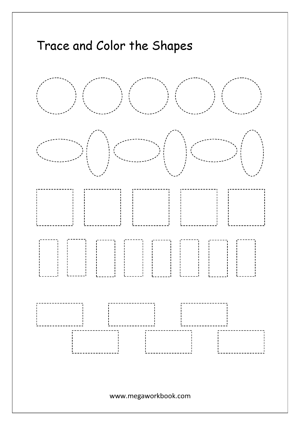 Shape Tracing Worksheets Pdf Alphabetworksheetsfreecom Rectangle Worksheets Math Monks Dollvc