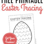Free Printable Tracing Easter Preschool Worksheets   The