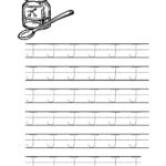 Free Printable Tracing Letter J Worksheets For Preschool For Alphabet J Tracing