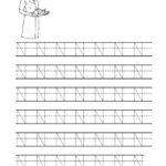 Free Printable Tracing Letter N Worksheets For Preschool Inside Letter N Tracing Preschool