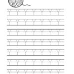 Free Printable Tracing Letter Y Worksheets For Preschool Inside Tracing Alphabet Y