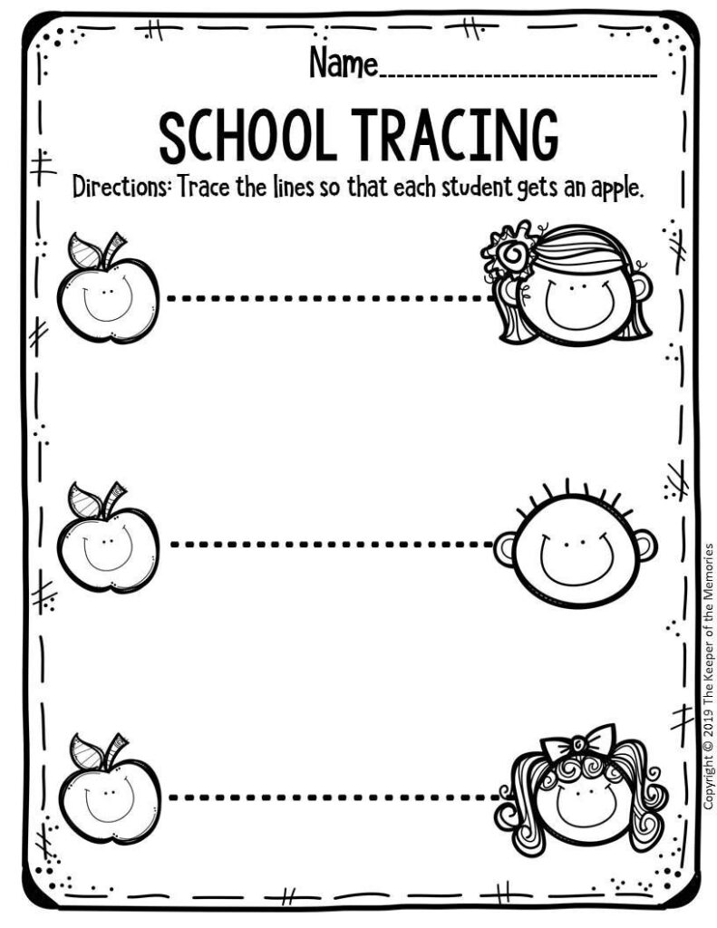 Free Printable Worksheets For Preschool! Back To School