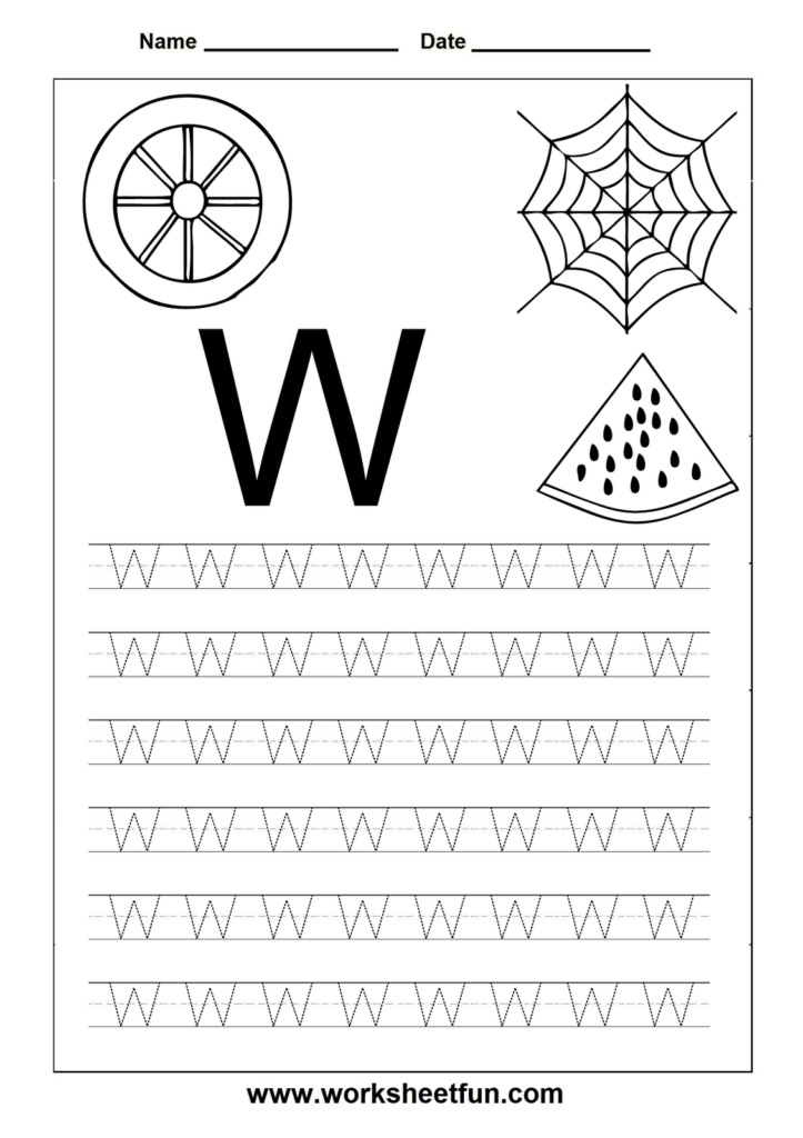 Free Printable Worksheets: Letter Tracing Worksheets For Free Printable Worksheets: Letter Tracing Worksheets For