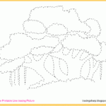 Free Tracing Line Printable: Banyan Tree Tracing Picture