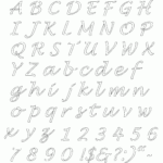 Free+Printable+Alphabet+Stencil+Letters+Template | Free In Alphabet Tracing Stencils