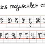 Frise De L'alphabet Des Majuscules En Cursif | Bout De Gomme