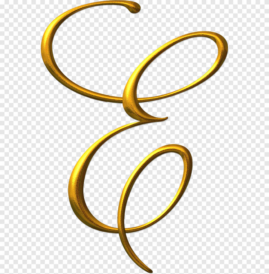 Gold Letter E, Letter Alphabet Graphy, Letras, Miscellaneous