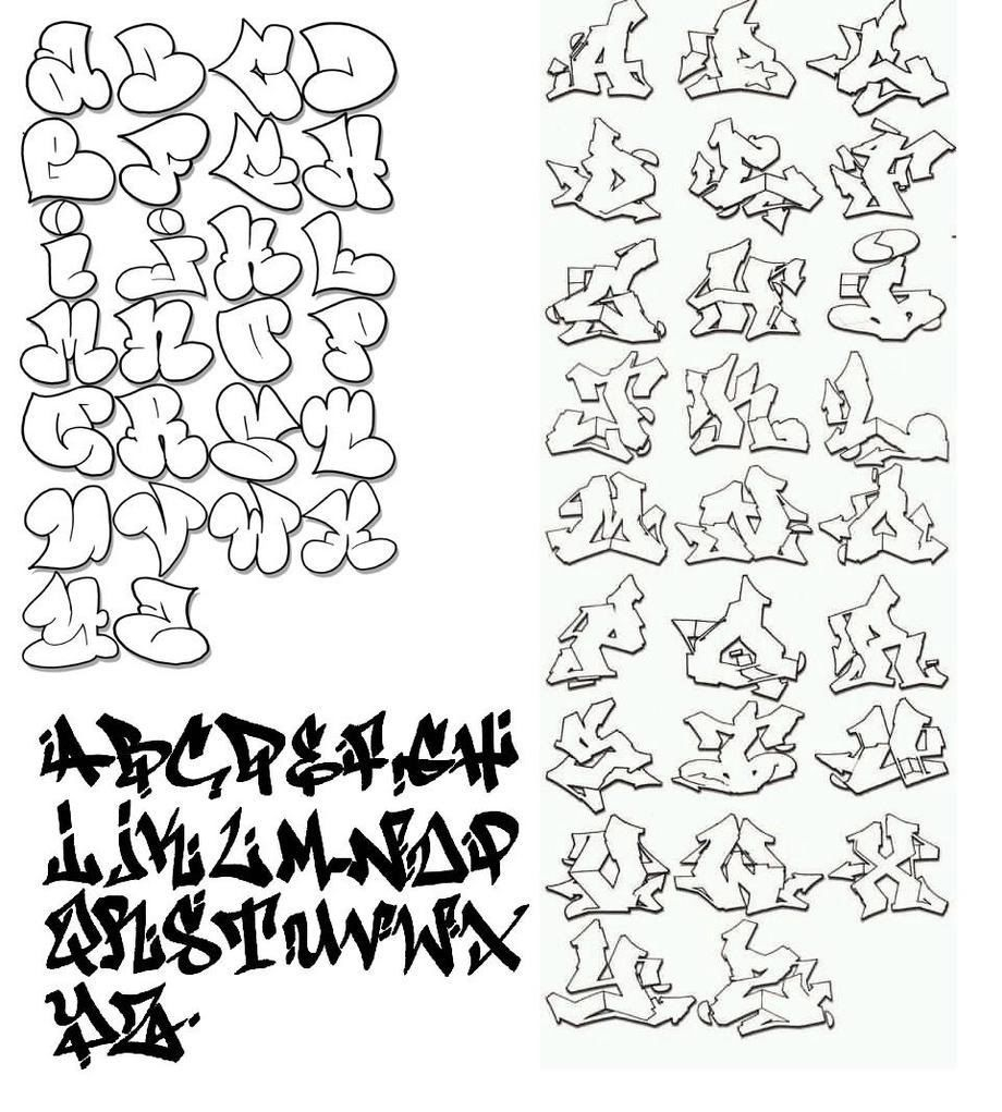 Graffiti Alphabet Letters Graffiti Graphic Design The Be