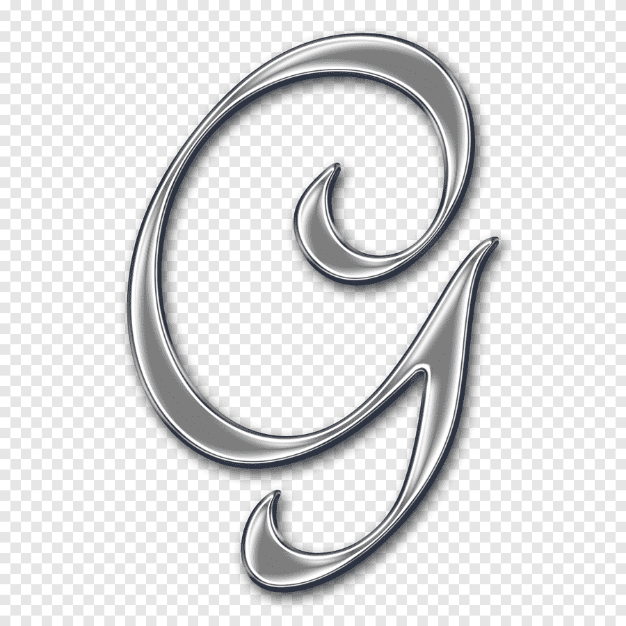 Gray G Letter Illustration, Letter Case Alphabet G Cursive