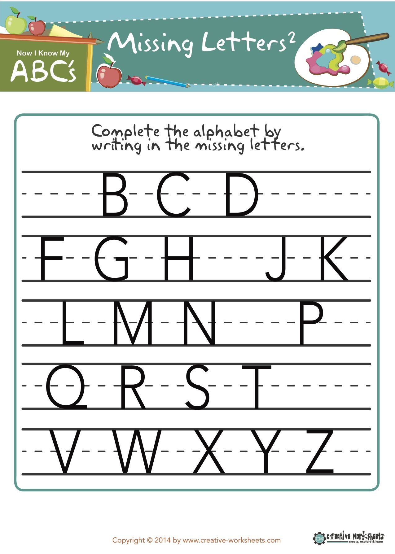 Great Resource For 3 - 6 Year Olds. Back To School with Alphabet Worksheets For 6 Year Olds