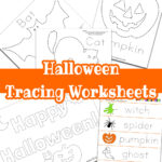 Halloween Tracing Worksheets   Raising Hooks