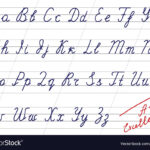Handwriting Alphabet