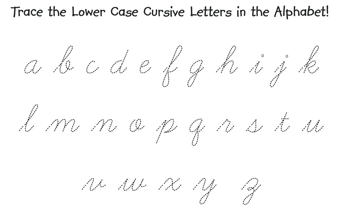 Handwriting Cursive Letters Sheet Alphabets Capital And