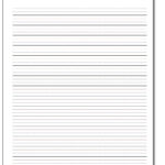 Handwriting Paper Pertaining To Name Tracing Worksheet With Blank Lines