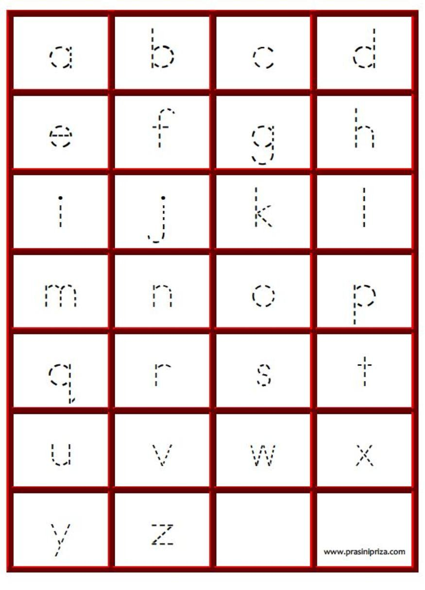 Handwriting Paper To Print-Small Alphabet Letters Tracing Paper throughout Alphabet Tracing Paper