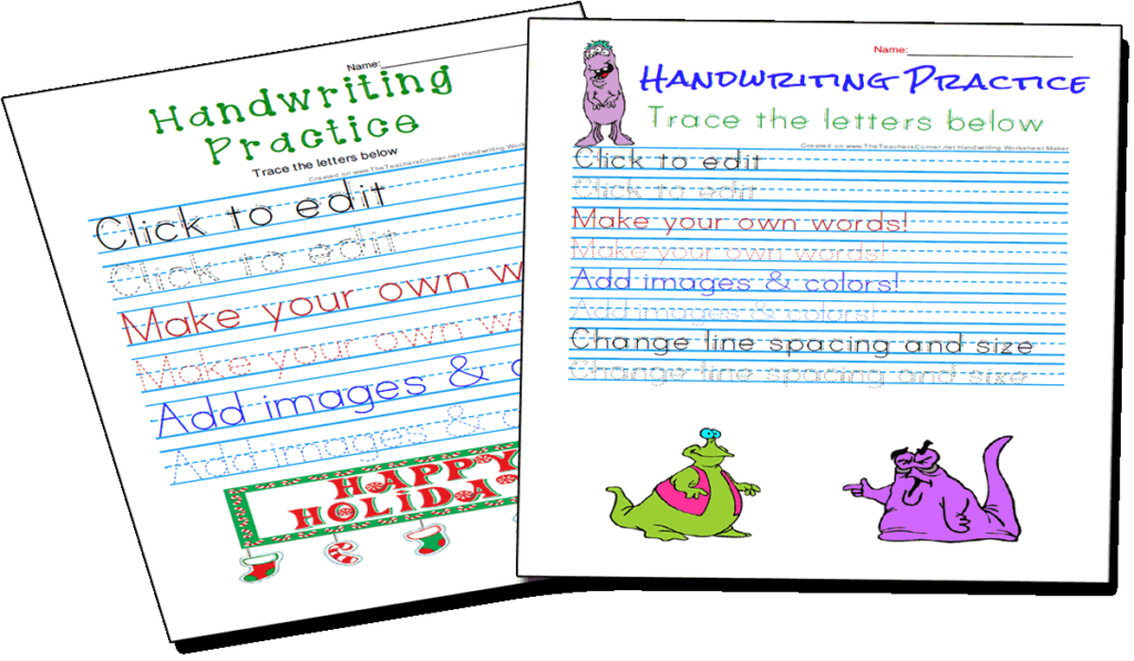 Handwriting Practice And Copywork Worksheets Maker Handwriting Practice And Copywork Worksheets Maker