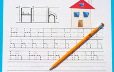 Handwriting Practice For Preschool: Letter H within Letter H Tracing Preschool