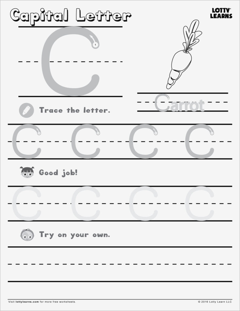 Handwriting Worksheet Maker Kindergarten Printable Throughout Letter Tracing Maker