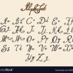 Handwritten Alphabet