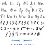Handwritten Alphabet Stock Vector Image & Art   Alamy