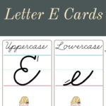 How To Make A Cursive E   Printable Cards | Primarylearning