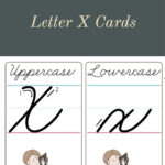 How To Make A Cursive X   Printable Cards | Primarylearning