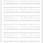 How To Make A Handwriting Worksheet   Babbling Abby With Name Tracing Online