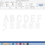 How To Make Dashed Letters And Number Tracing In Microsoft Word 2013 Using Wordart Throughout Name Tracing Font On Word