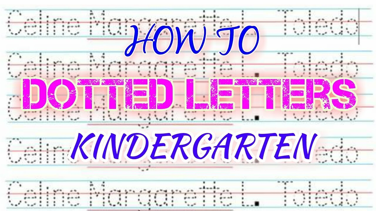 How To Make Dotted Letters (Tagalog ) for Tracing Name Robert