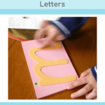 How To Present Montessori Sandpaper Letters » Jojoebi Intended For Letter Tracing Montessori