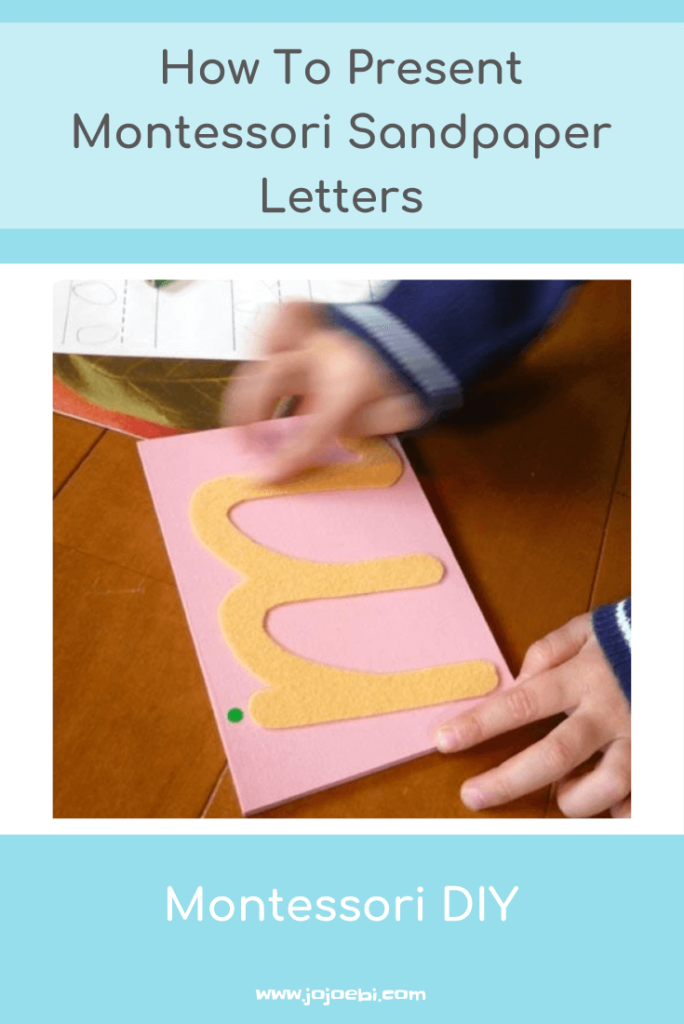 How To Present Montessori Sandpaper Letters » Jojoebi Intended For Letter Tracing Montessori