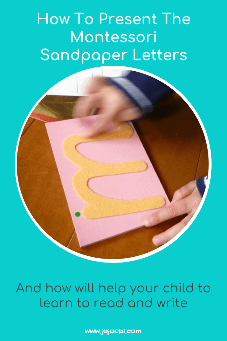 How To Present Montessori Sandpaper Letters » Jojoebi regarding Letter Tracing Montessori