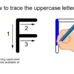 How To Trace The Uppercase Letter F In Letter Tracing Html5