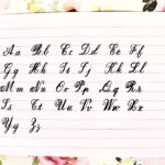 How Write English Letters Cursive Alphabet Handwriting