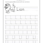 Incredible Letter Tracing Worksheets Image Ideas With Letter L Tracing Preschool