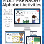 Interactive Multisensory Alphabet Activities   Google Slides Or Powerpoint Regarding Letter Tracing Interactive
