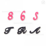 Japan Padico Clay & Uv Resin Soft Mold   Alphabet Cursive Letters