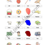 Kg1 English Words   Thumbs 1   Esl Worksheetmaxxin With Regard To Alphabet Worksheets For Kg1