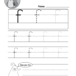 Kids Can Trace The Small Letter "f" In Different Sizes In Regarding Letter F Tracing Printable